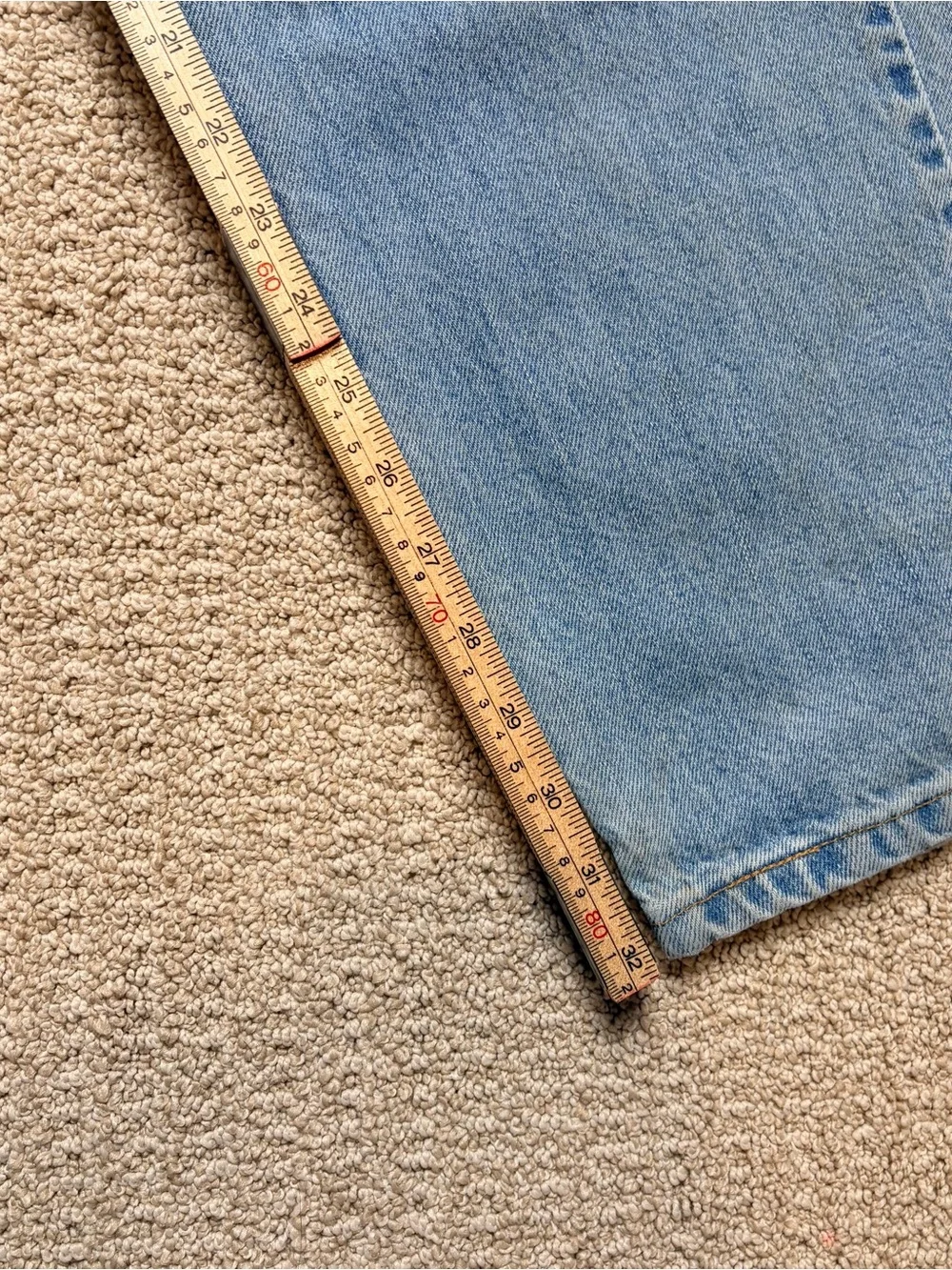 Vintage‎ Y2K Levi's 550 Men's Jeans 32x34 Relaxed Fit Light Wash